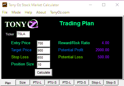 new stock market calculator